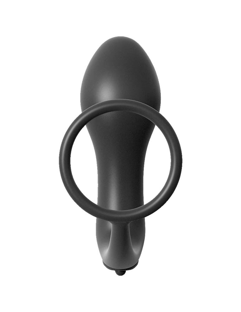 Anal Fantasy Collection  Ass-Gasm Cockring Vibrating Plug Black