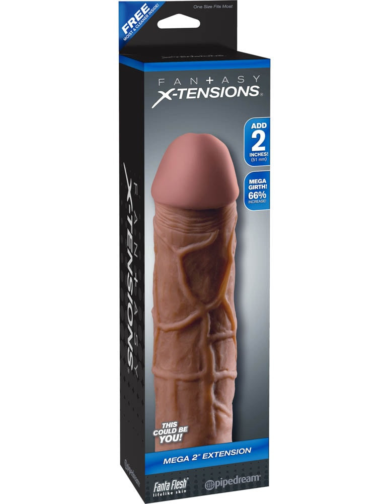Fantasy X-tensions Mega 2 inch Extension Brown