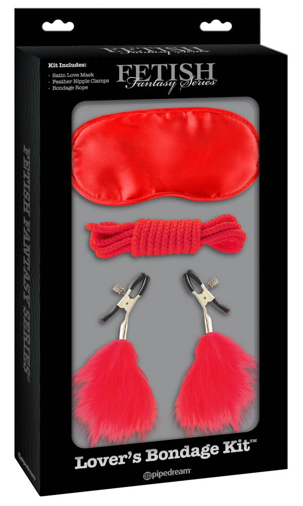 Fetish Fantasy Series Lovers Bondage Kit Red