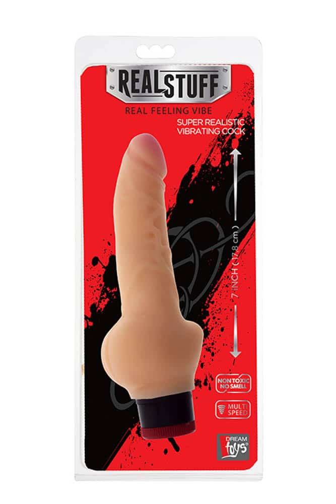 RealStuff 7 inch Vibrator Flesh 3