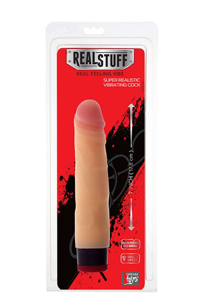 RealStuff 7 inch Vibrator Flesh 4