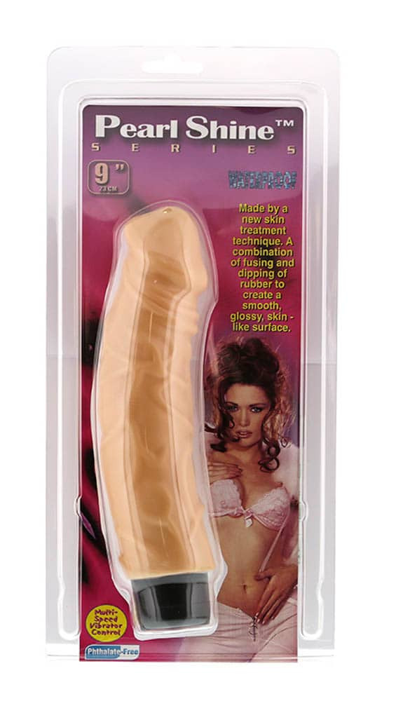 Pearl Shine 9 Vibrator Flesh