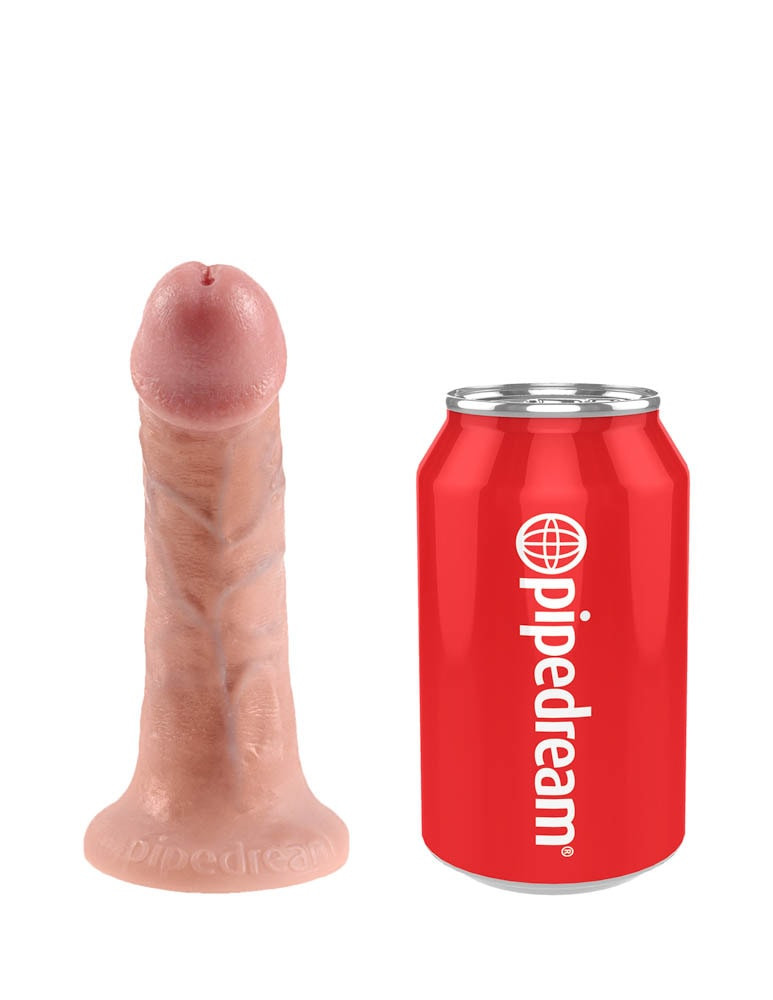 King Cock Strap-on Harness 6 inch Flesh