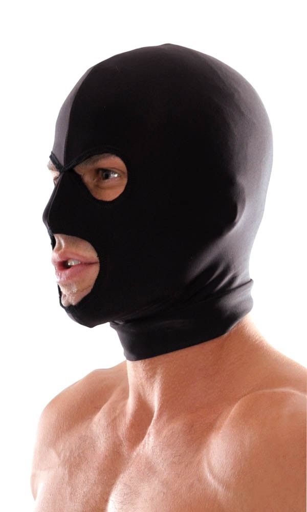 Fetish Fantasy Series Spandex 3 Hole Hood