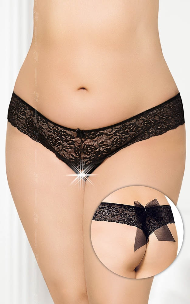G-string 2436 - Plus Size - black    XL