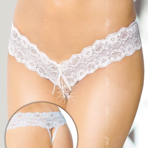 G-String 2456 - white    S/M