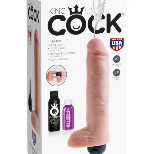 King Cock 10 inch Squirting Cock Flesh