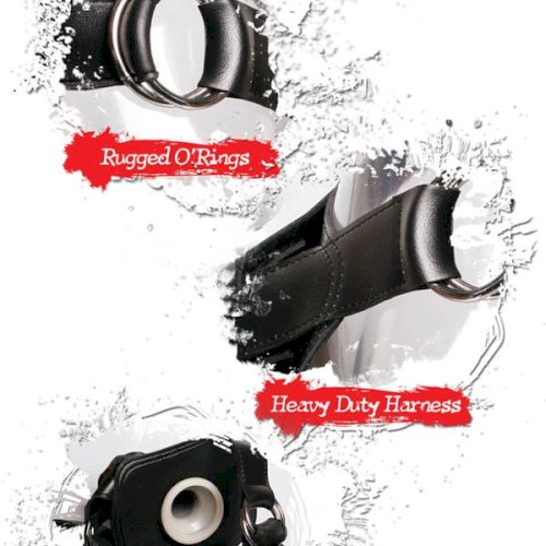 Fetish Fantasy Extreme Hollow Strap-on 12 inch Black