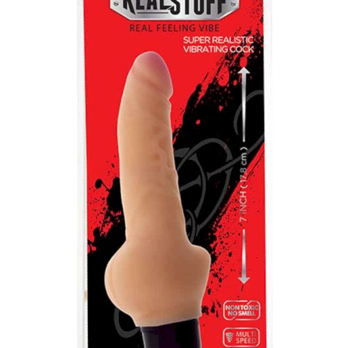 RealStuff 7 inch Vibrator Flesh 3