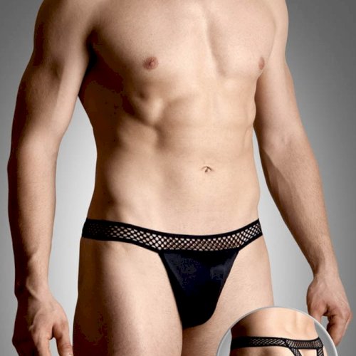 Mens thongs 4486 - black M/L