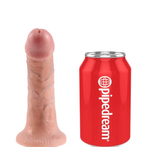 King Cock Strap-on Harness 6 inch Flesh