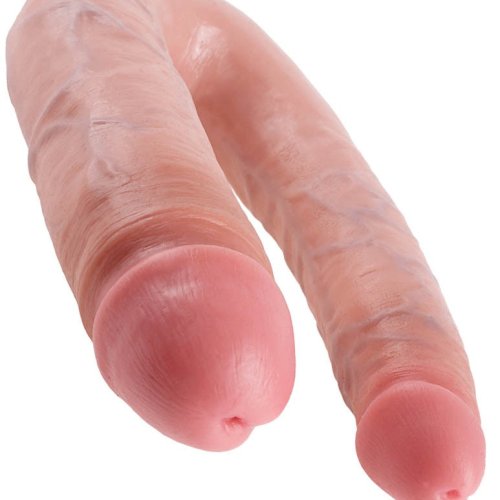 King Cock  U-Shaped Large Double Trouble Flesh